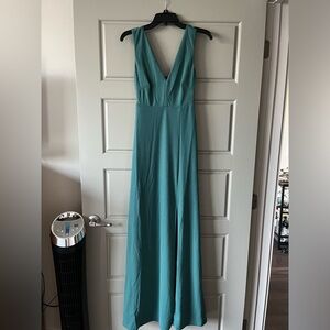 Birdy Grey Shamin Dress size XS, crepe fabric, color sea glass